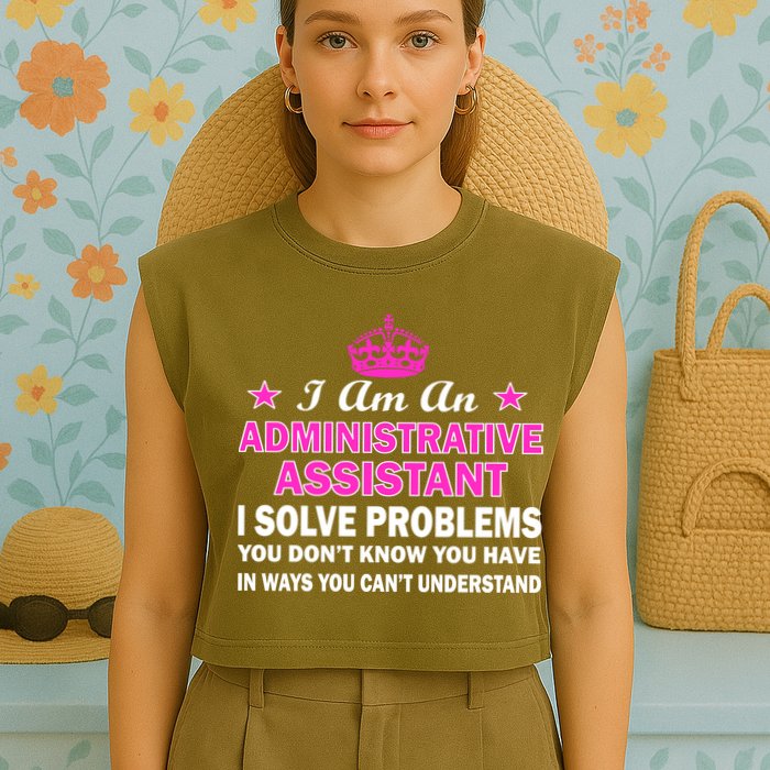 Administrative Professional Assistant Solve Problems Garment-Dyed Women's Muscle Tee
