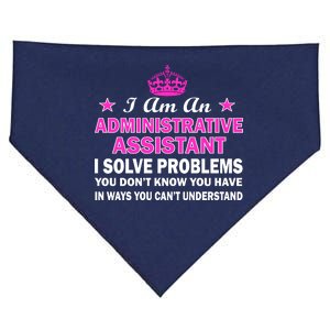 Administrative Professional Assistant Solve Problems USA-Made Doggie Bandana