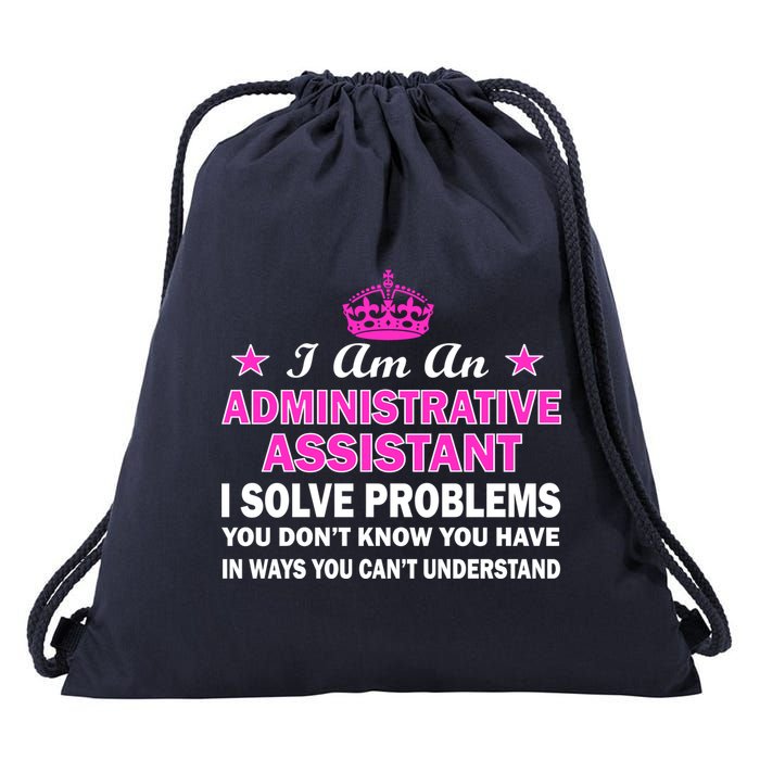Administrative Professional Assistant Solve Problems Drawstring Bag