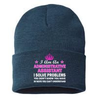 Administrative Professional Assistant Solve Problems Sustainable Knit Beanie