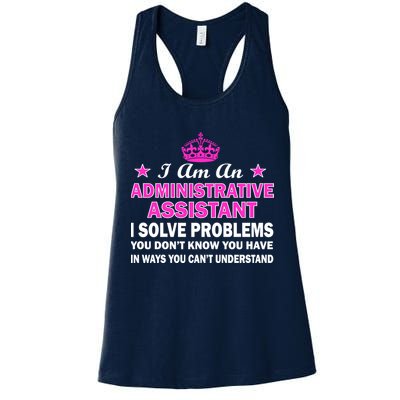 Administrative Professional Assistant Solve Problems Womens Tank Top