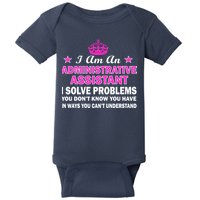 Administrative Professional Assistant Solve Problems Baby Bodysuit