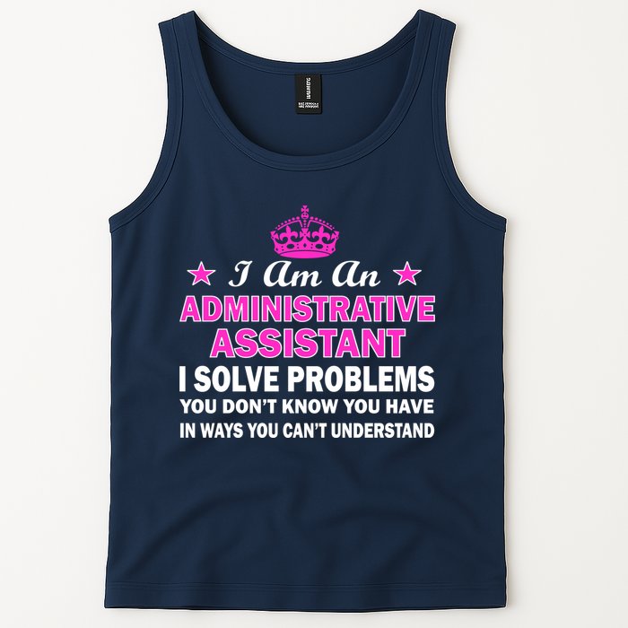 Administrative Professional Assistant Solve Problems Tank Top