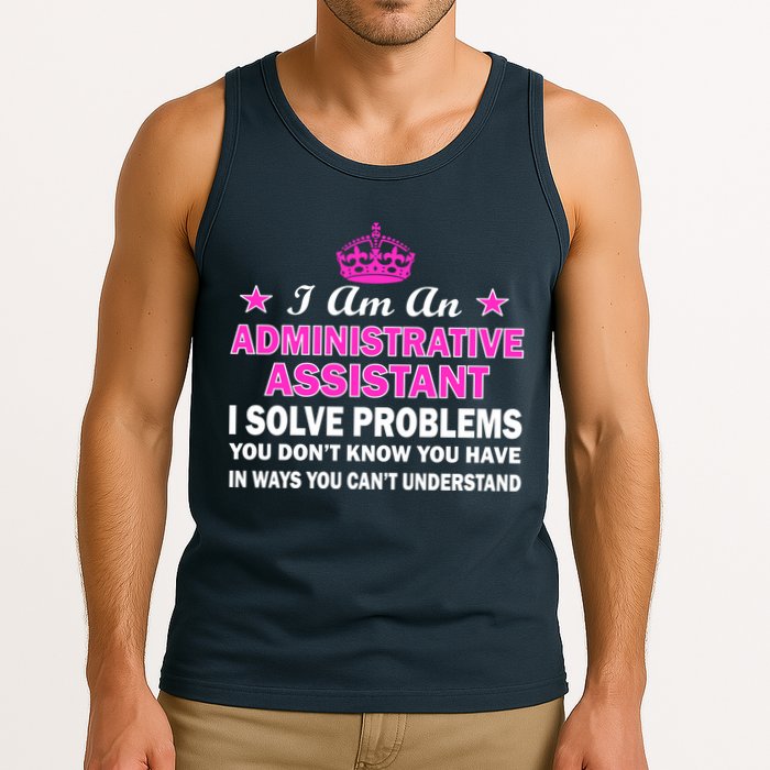Administrative Professional Assistant Solve Problems Tank Top