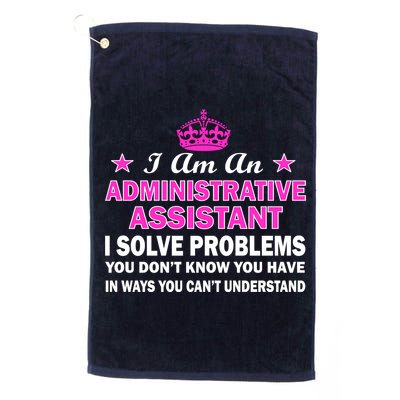 Administrative Professional Assistant Solve Problems Golf Towel
