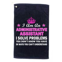 Administrative Professional Assistant Solve Problems Golf Towel