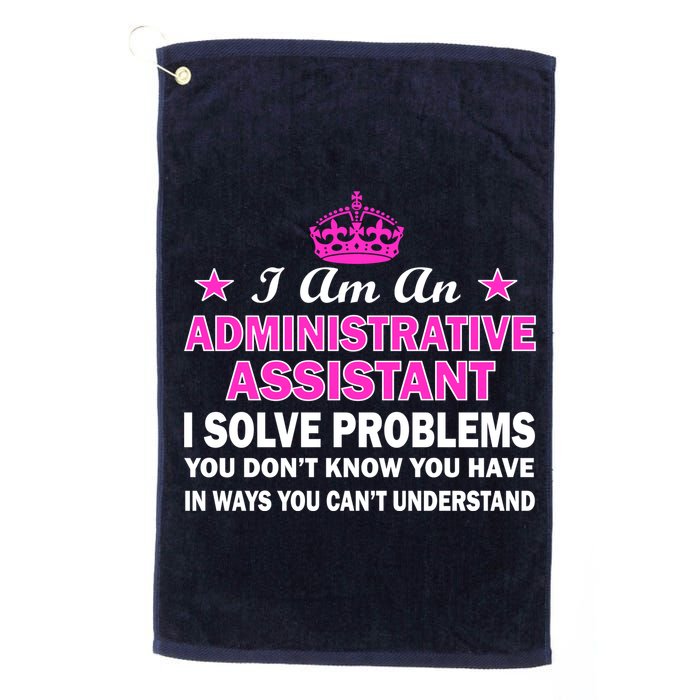 Administrative Professional Assistant Solve Problems Golf Towel