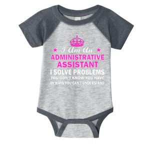 Administrative Professional Assistant Solve Problems Infant Baby Jersey Bodysuit