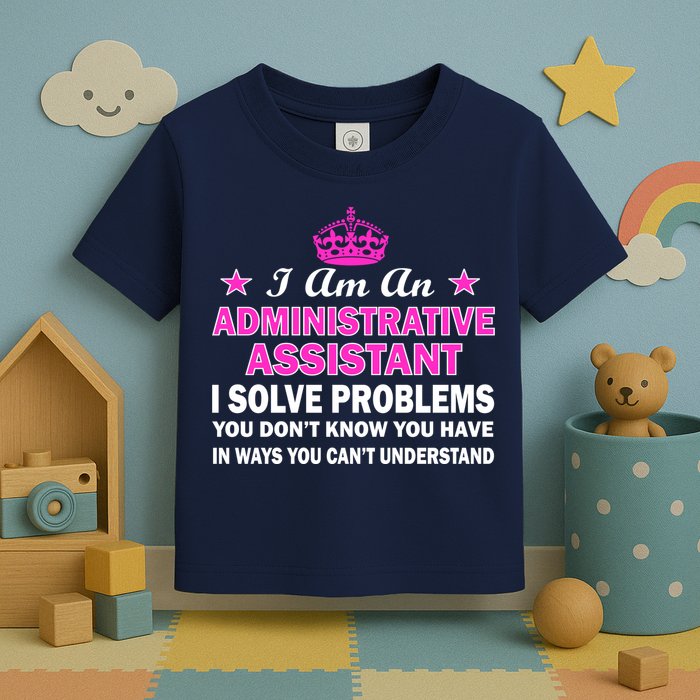Administrative Professional Assistant Solve Problems Toddler T-Shirt