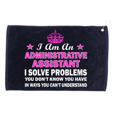 Administrative Professional Assistant Solve Problems Grommeted Golf Towel