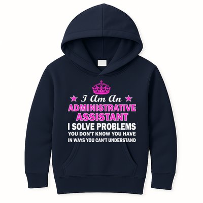 Administrative Professional Assistant Solve Problems Kids Hoodie