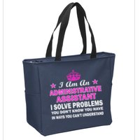 Administrative Professional Assistant Solve Problems Zip Tote Bag