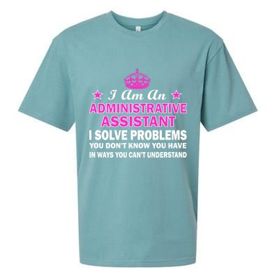 Administrative Professional Assistant Solve Problems Sueded Cloud Jersey T-Shirt