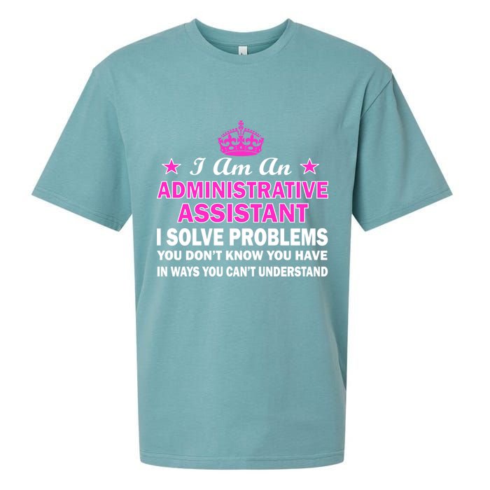 Administrative Professional Assistant Solve Problems Sueded Cloud Jersey T-Shirt
