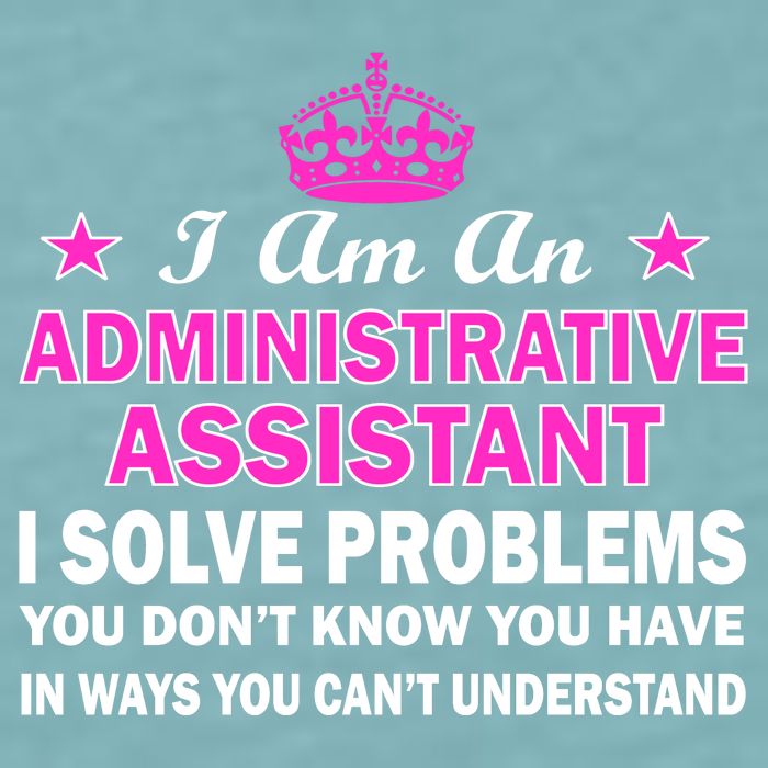 Administrative Professional Assistant Solve Problems Sueded Cloud Jersey T-Shirt