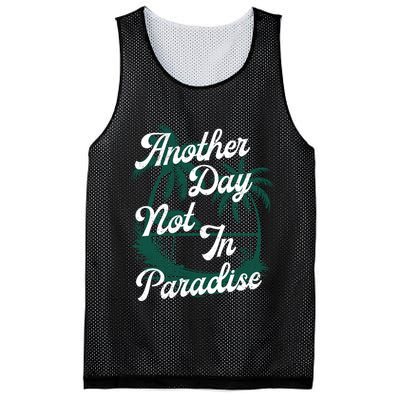 Another Day Not In Paradise Mesh Reversible Basketball Jersey Tank