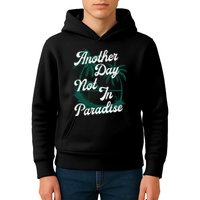 Another Day Not In Paradise Kids Hoodie