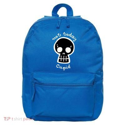 AntivalentineS Day Not Today Cupid Hipster Skull Funny Cute Gift 16 in Basic Backpack