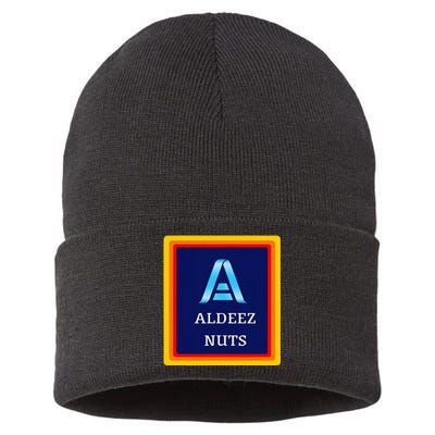 All Deez Nuts Funny Meme Clothing Satire Humor Joke Sustainable Knit Beanie