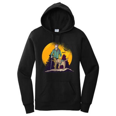 Adventure Dog Nature Adventure Camping Gear Present Women's Pullover Hoodie