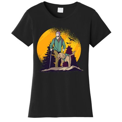 Adventure Dog Nature Adventure Camping Gear Present Women's T-Shirt