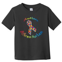 Autism Different Not Less For Autism Awareness Toddler T-Shirt