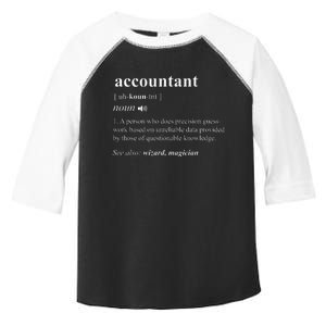 Accountant Definition Noun Accounting Major Cpa Toddler Fine Jersey T-Shirt