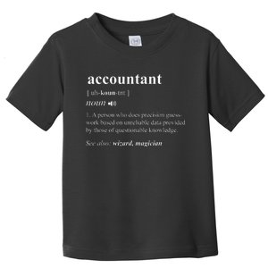 Accountant Definition Noun Accounting Major Cpa Toddler T-Shirt