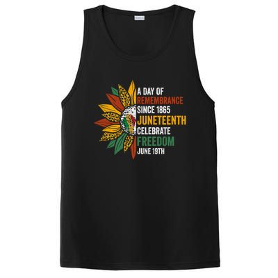 A Day Of Remembrance Since 1985 Junenth Celebrate Freedom Gift PosiCharge Competitor Tank