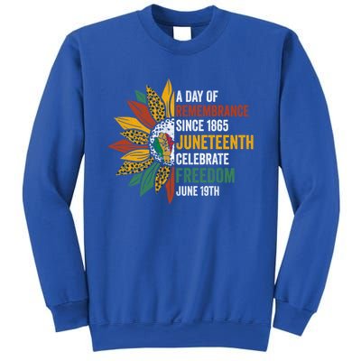 A Day Of Remembrance Since 1985 Junenth Celebrate Freedom Gift Sweatshirt