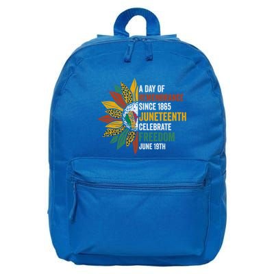 A Day Of Remembrance Since 1985 Junenth Celebrate Freedom Gift 16 in Basic Backpack