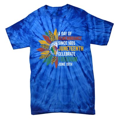 A Day Of Remembrance Since 1985 Junenth Celebrate Freedom Gift Tie-Dye T-Shirt