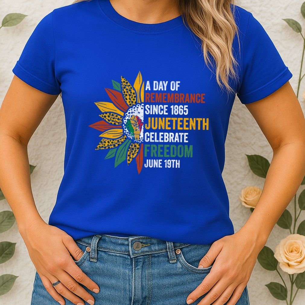 A Day Of Remembrance Since 1985 Junenth Celebrate Freedom Gift Womens T-Shirt
