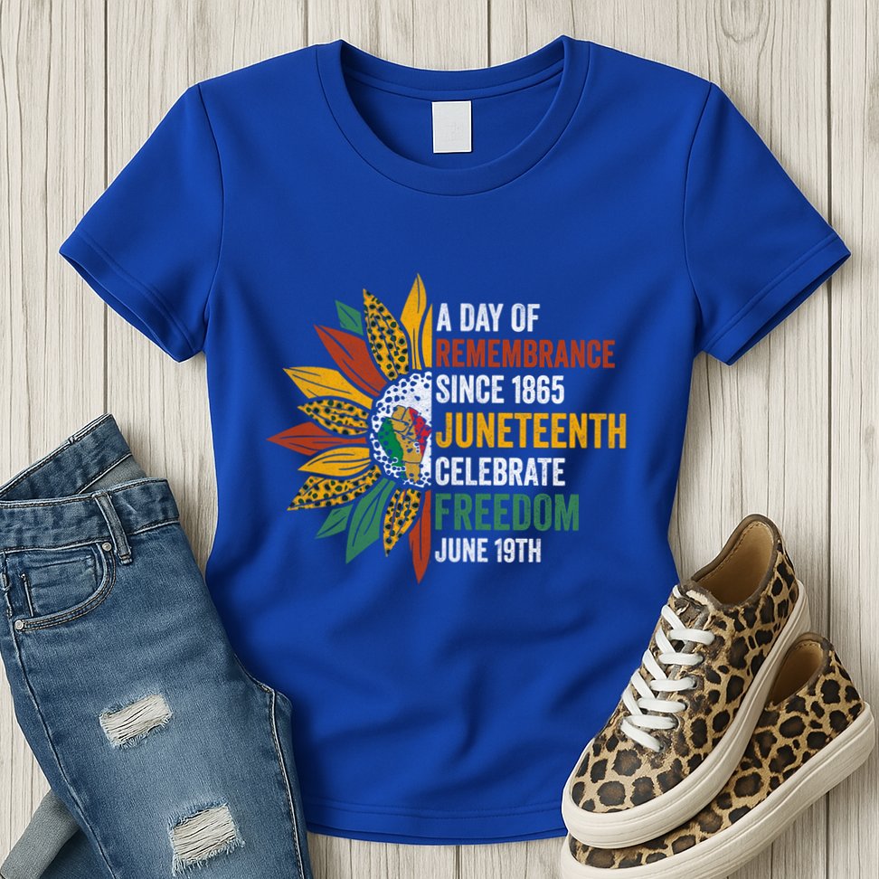 A Day Of Remembrance Since 1985 Junenth Celebrate Freedom Gift Womens T-Shirt
