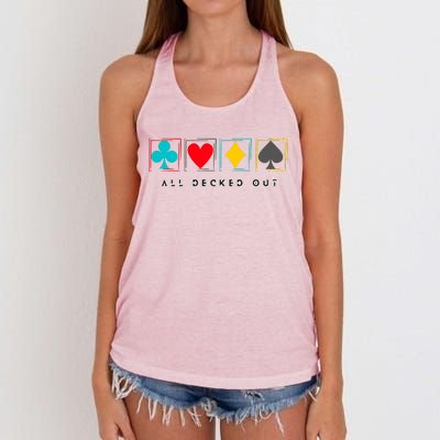 All Decked Out Women's Knotted Racerback Tank