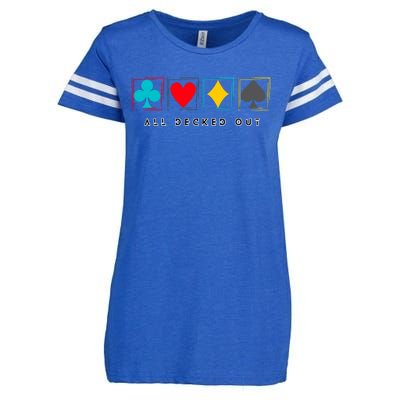 All Decked Out Enza Ladies Jersey Football T-Shirt