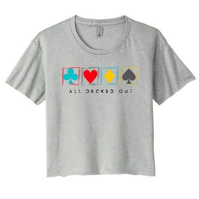 All Decked Out Women's Crop Top Tee