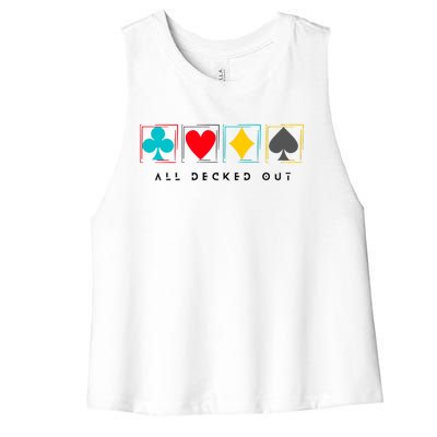 All Decked Out Women's Racerback Cropped Tank