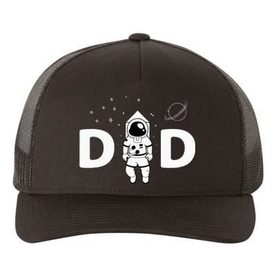 Astronaut Daddy Outer Space Birthday Party Yupoong Adult 5-Panel Trucker Hat