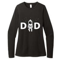 Astronaut Daddy Outer Space Birthday Party Womens CVC Long Sleeve Shirt