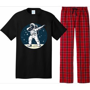 Astronaut Dabbing On The Moon Outer Space Funny Graphic Gift Pajama Set