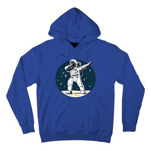 Astronaut Dabbing On The Moon Outer Space Funny Graphic Gift Hoodie