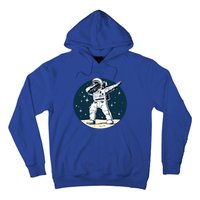 Astronaut Dabbing On The Moon Outer Space Funny Graphic Gift Hoodie