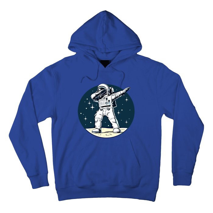 Astronaut Dabbing On The Moon Outer Space Funny Graphic Gift Hoodie