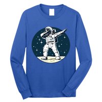 Astronaut Dabbing On The Moon Outer Space Funny Graphic Gift Long Sleeve Shirt