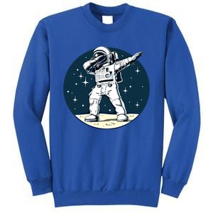 Astronaut Dabbing On The Moon Outer Space Funny Graphic Gift Sweatshirt