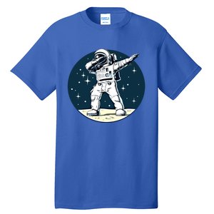 Astronaut Dabbing On The Moon Outer Space Funny Graphic Gift Tall T-Shirt