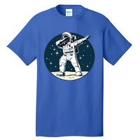 Astronaut Dabbing On The Moon Outer Space Funny Graphic Gift Tall T-Shirt