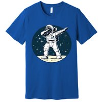 Astronaut Dabbing On The Moon Outer Space Funny Graphic Gift Premium T-Shirt