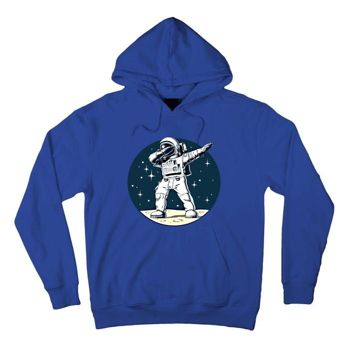 Astronaut Dabbing On The Moon Outer Space Funny Graphic Gift Tall Hoodie